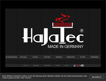Tablet Screenshot of hajatec.de